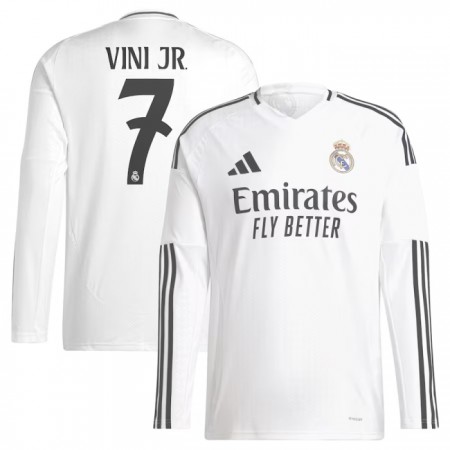 Goedkope Real Madrid Vini JR 7 Thuisshirt 2024-25 Lange Mouw Goedkope Real Madrid Vini JR 7 Thuisshirt 2024-25 Lange Mouw